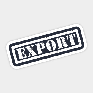 export Sticker